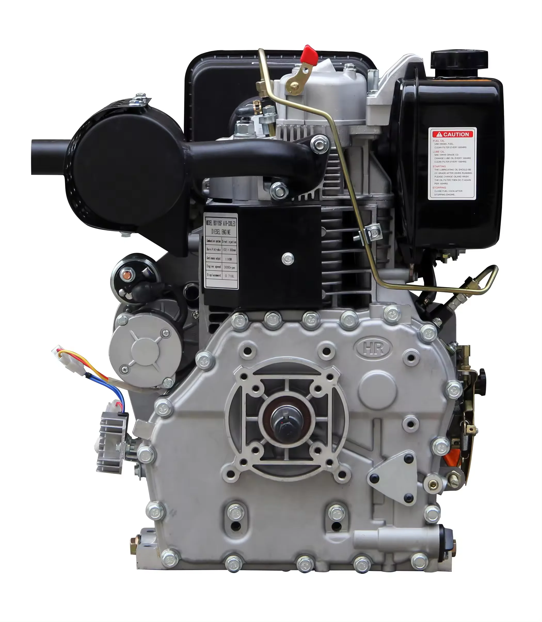 HR1102FD 16hp 18hp Air Cooled Diesel Engine, Machinery Engines Silent Diesel Generator Power