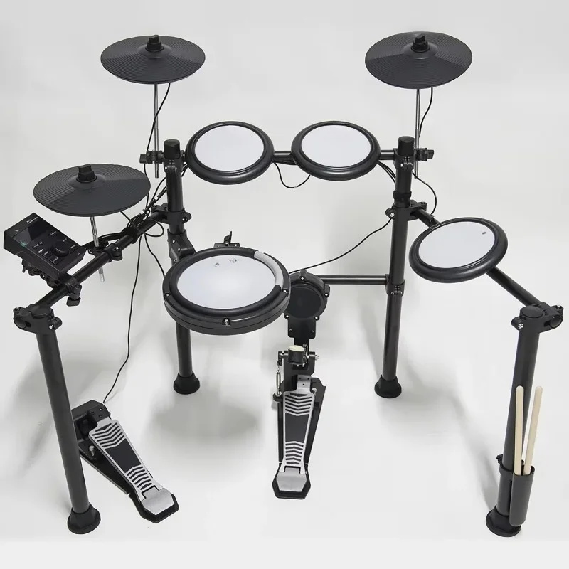 China Factory Hot Sale Cheap PriceIRIN 5 Drums 3 Cymbals Portable Silicone Electronic Drums Set Professional Electronic Drum Kit