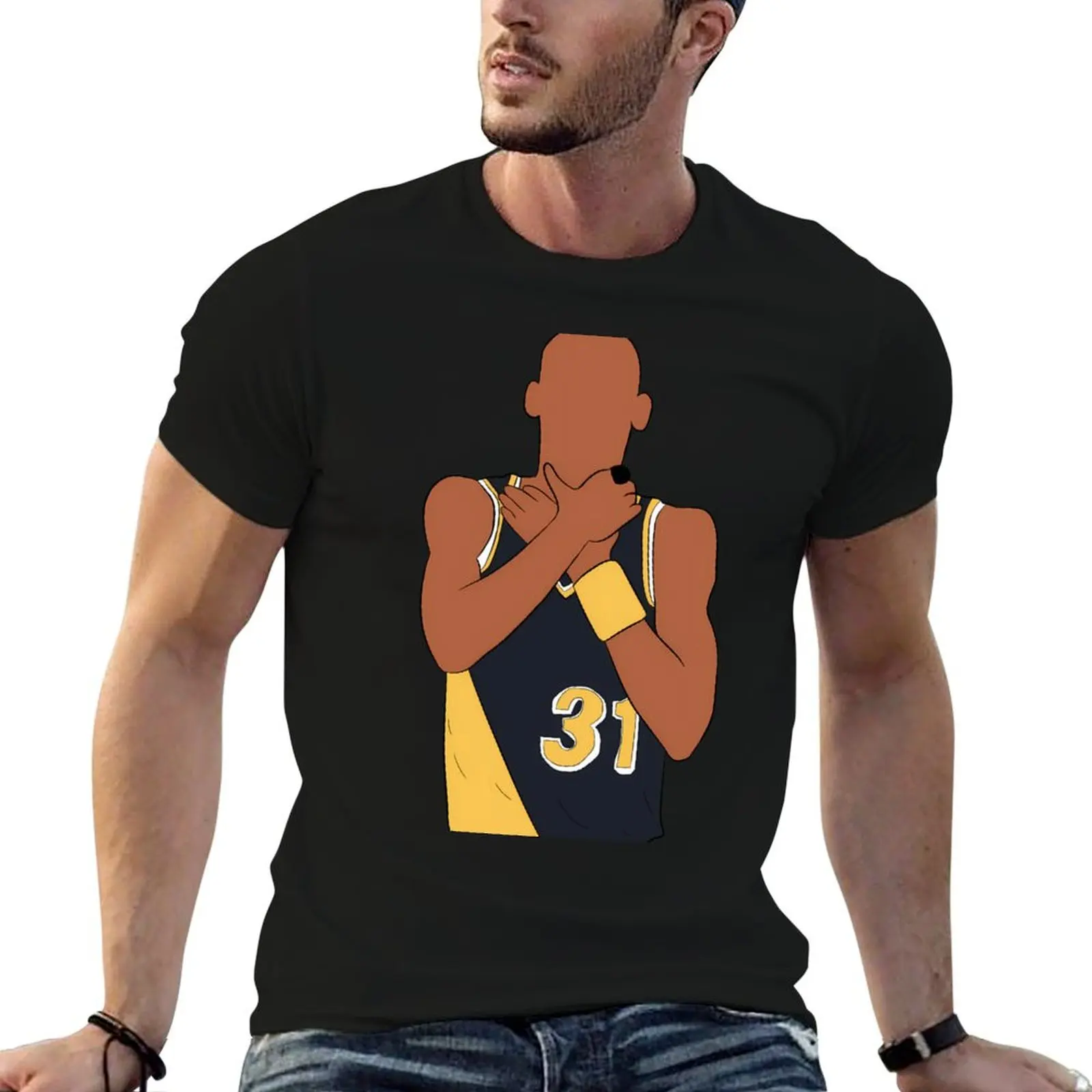 

Reggie Miller Choke T-Shirt t shirts for man cotton t shirts for man pack white printed t shirts for man T-Shirt