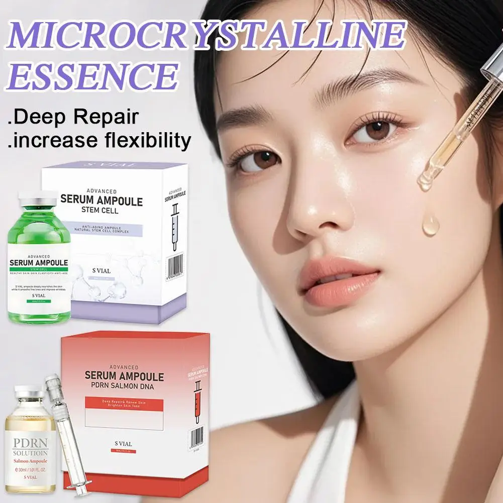 

PDRN Salmon DNA Serum 30ml Advanced Stem Cell Ampoule Deep Repair Anti-Aging Face Essence For Microneedling Korean Skin Care
