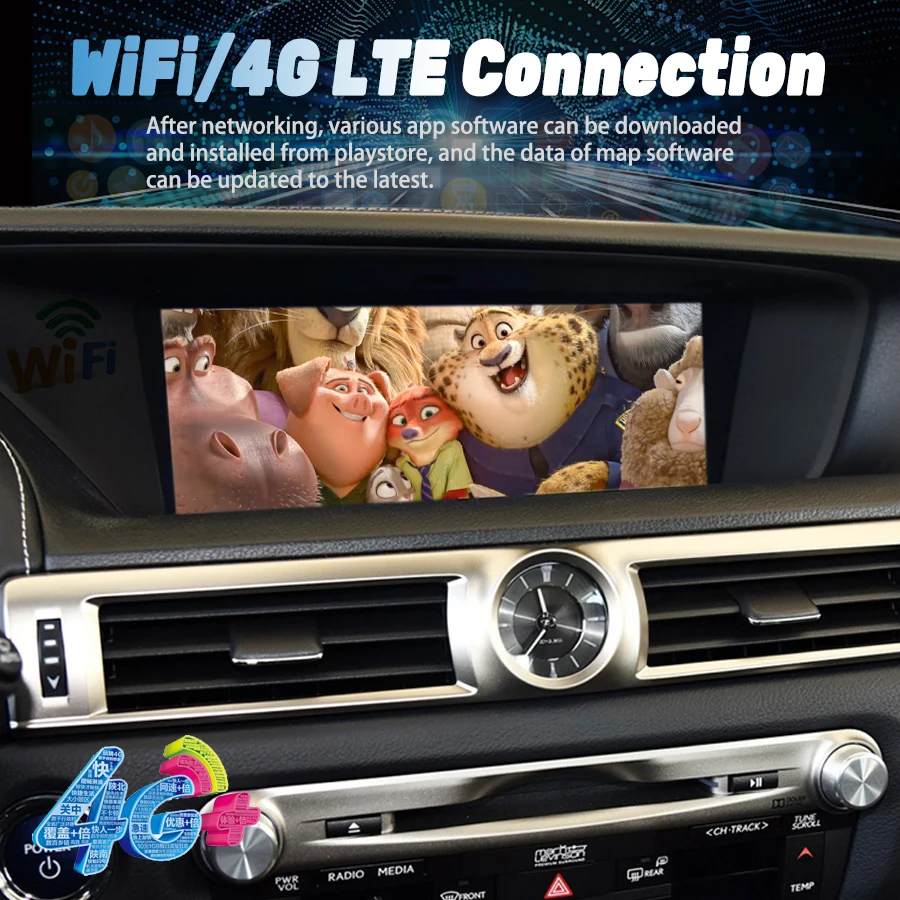 12.3inch Android 14 Car Radio Video Player For Lexus GS 200t 2017 GS 350 Gs350 2016 2015 Multimedia GPS Autoradio Carplay 2din