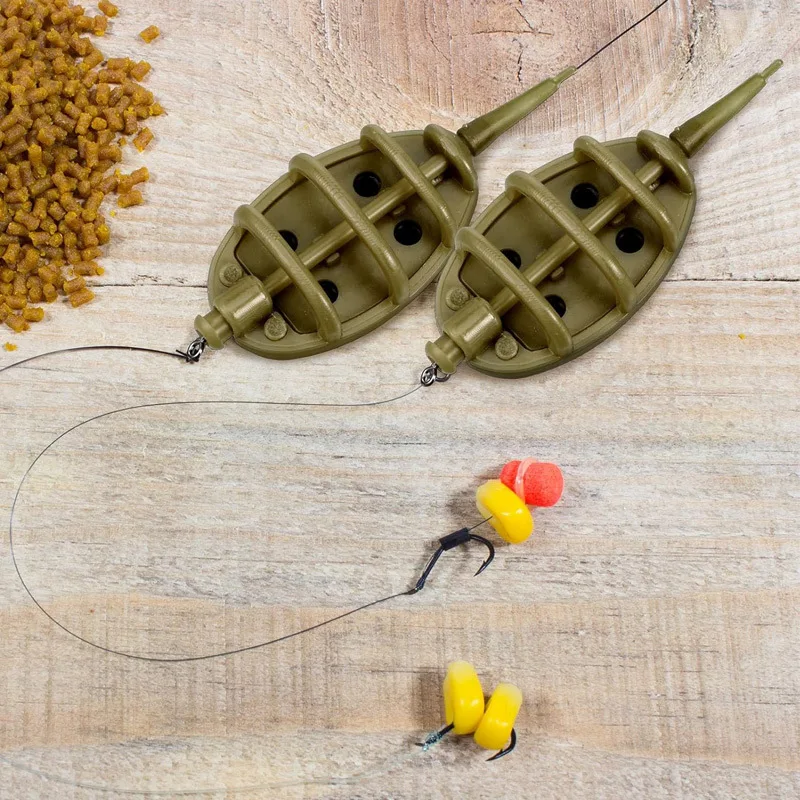 Moldes método feeder inline para cebo de plástico – Carpa - imagen 4