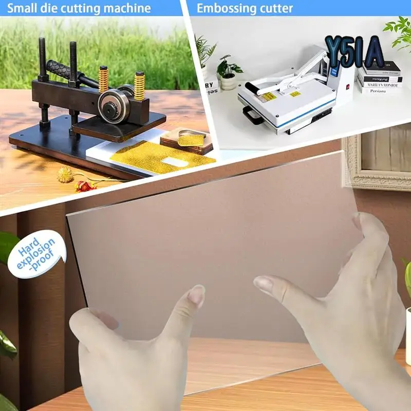 

Y51A-Clear Cutting Plate, 8.7 X 6.1 Inches Die Cutting Pads For Die Cutting Machine And Embossing Crafting