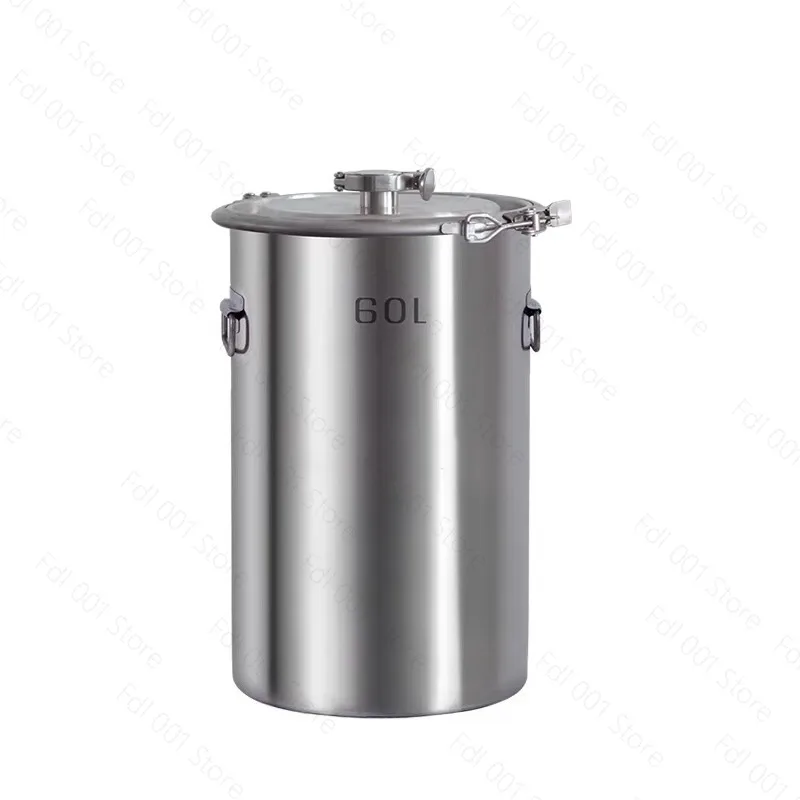 Stainless Steel Fermentation Barrel, Food Grade 316 Sealed Storage Barrel for Winemaking with 12L Constant Temperature