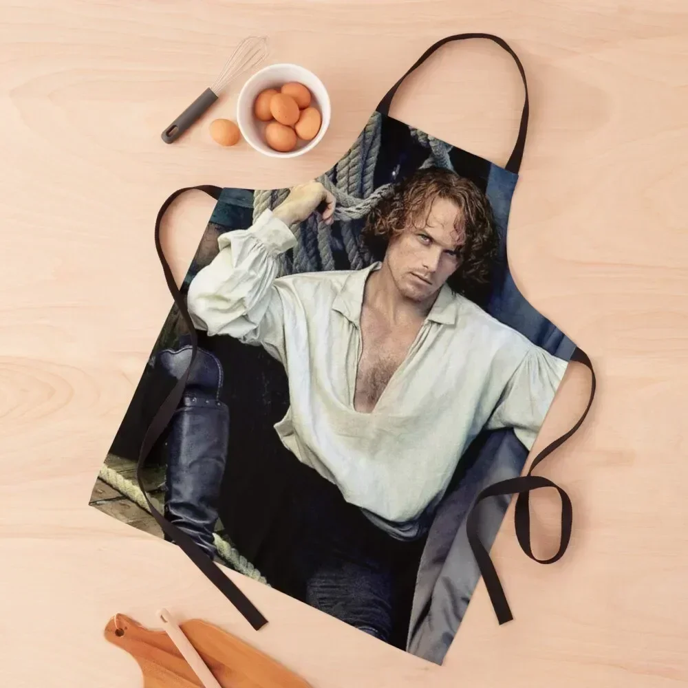 

Sam Heughan Apron chefs Woman Kitchen Household Items Kitchen New year's Apron