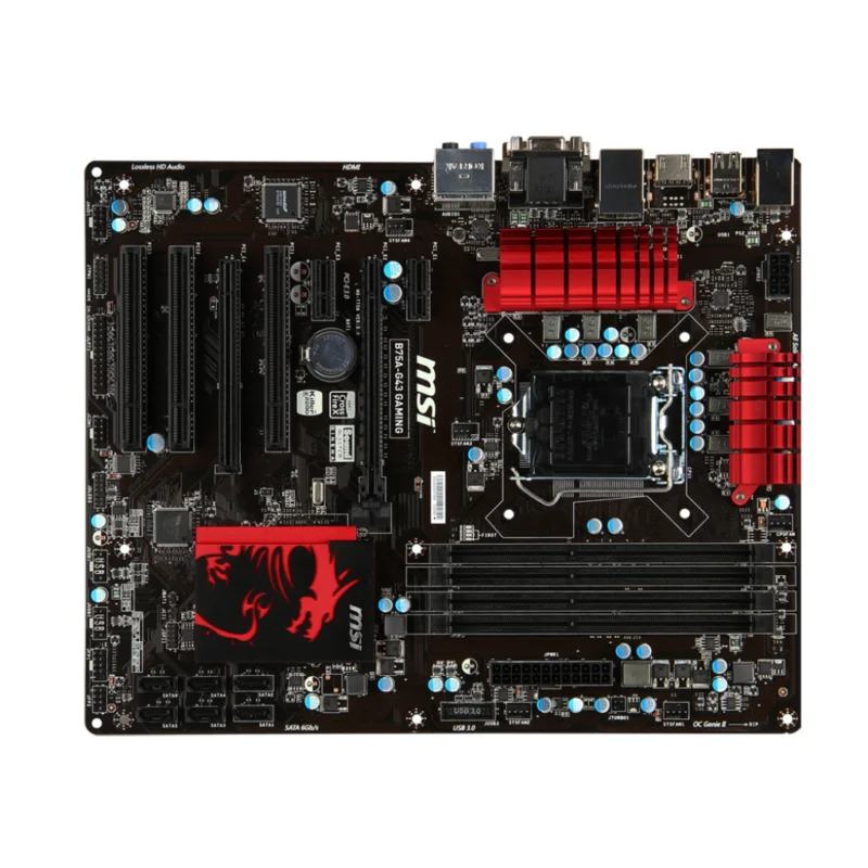 

FOR MSI B75A-G43 GAMING Red Dragon Motherboard 1150PIN DDR3 32GB B75