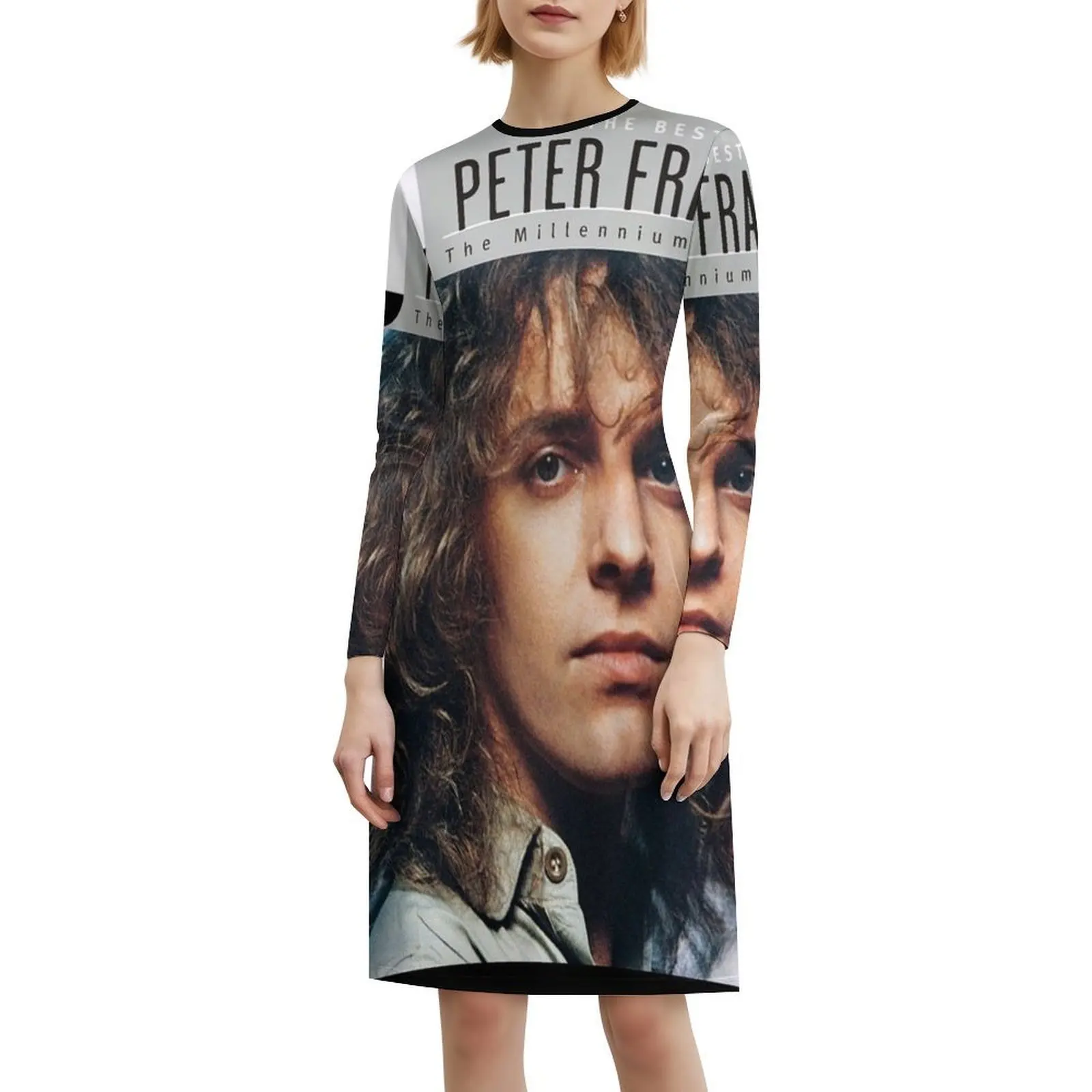 فستان Peter Frampton 20th Century Masters The Millennium Preppy Style فستان قصير للنساء على شكل حرف a فضفاض مناسب فستان يوم غير رسمي بيتر #6