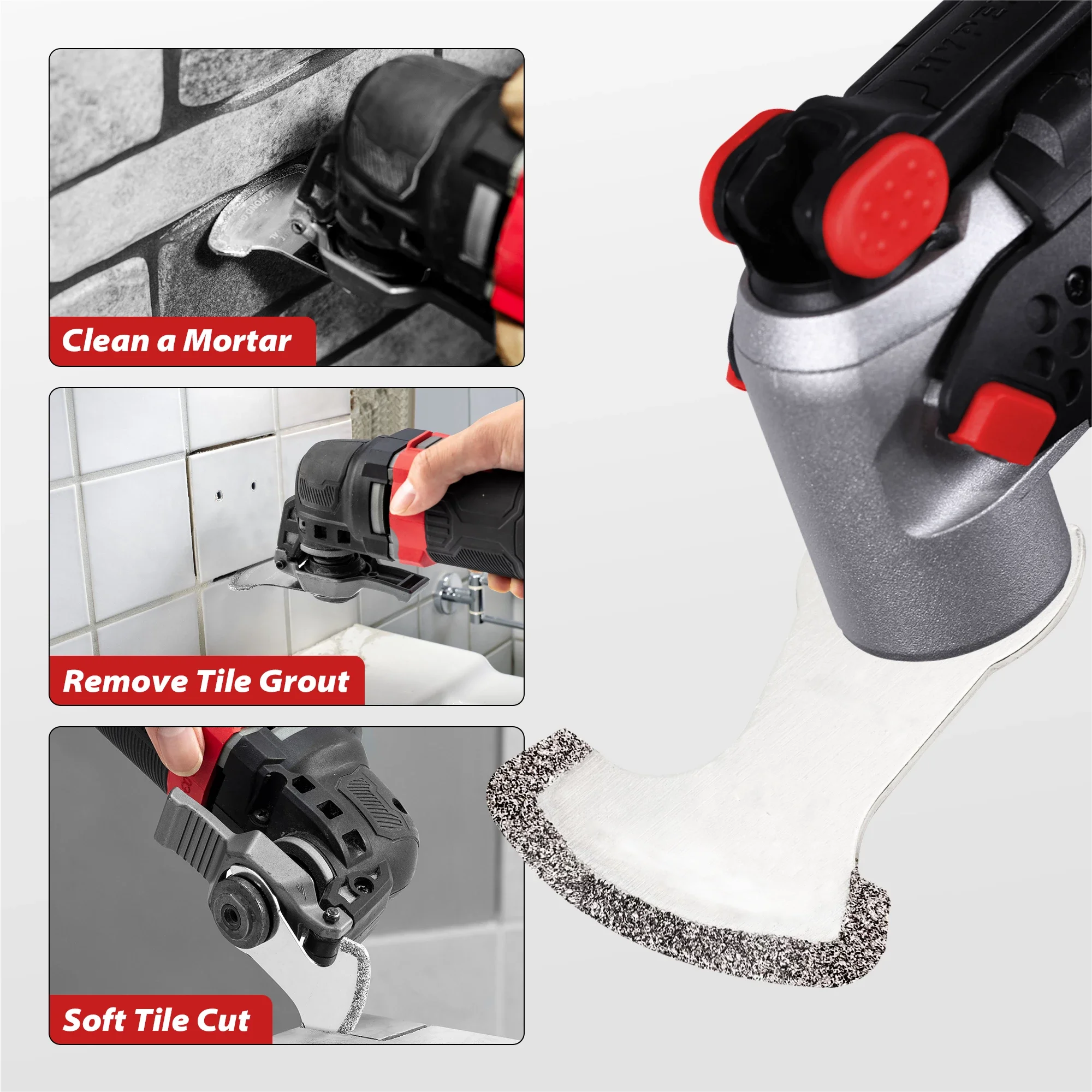 1pc Diamond Oscillating Saw Blades Multi Tool Saw Blades for Rough Sanding Fillers Tile Ceramics Electric Accessories