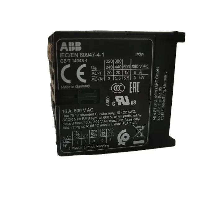 Brand new IEC/EN 60947-4-1 24V AC contactor