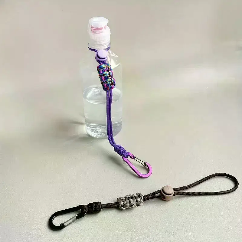 Durable Water Bottle Lanyard Practical Gift Anti-Lost Beverage Strap for Travel Mountaineering Camping Daily Use