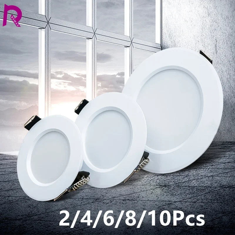 

LED Downlight 3W 5W 7W 9W 12W 15W Celling Lamp Round Led Spotlight AC 220V Recessed Indoor Led Panel Light for Living Room