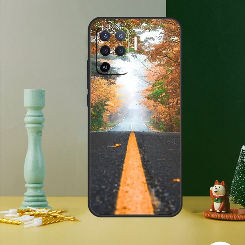 Mountain highway Back Cover For OPPO A5 A9 2020 Case For OPPO A74 A54 A94 A31 A53 A53S A83 A91 A52 A72 A15