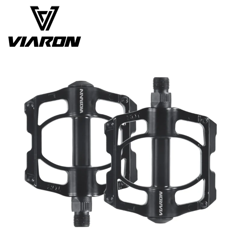 

VIARON Bike 4 Bearings Pedals Aluminum Alloy Pedal Anti-slip MTB Footboard Bearing with 8 Nail Bicycle Pedal Bike Supplies