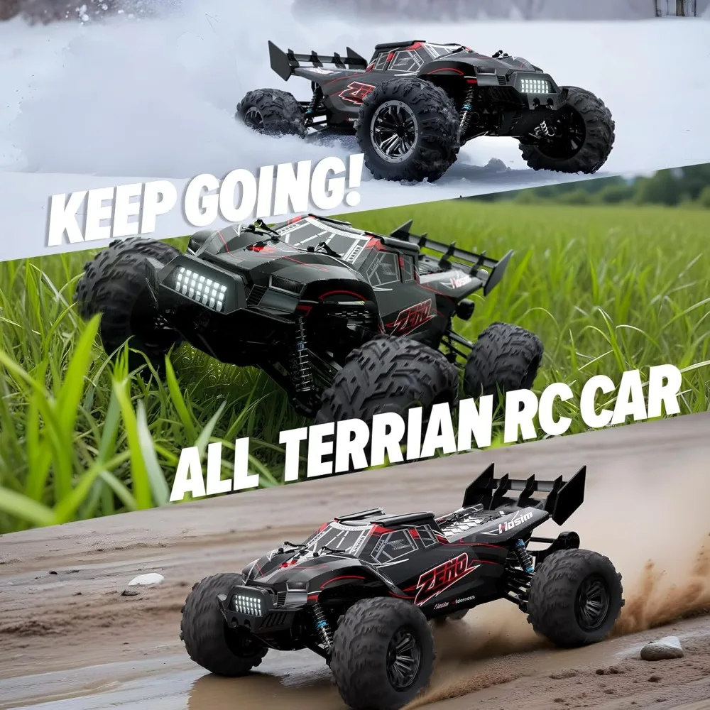 Multi-Function High Speed 1/10 Scale 4X4 Off Road RC Monster Truck All Terrain Waterproof Electric Remote Control Car Toy for Ad