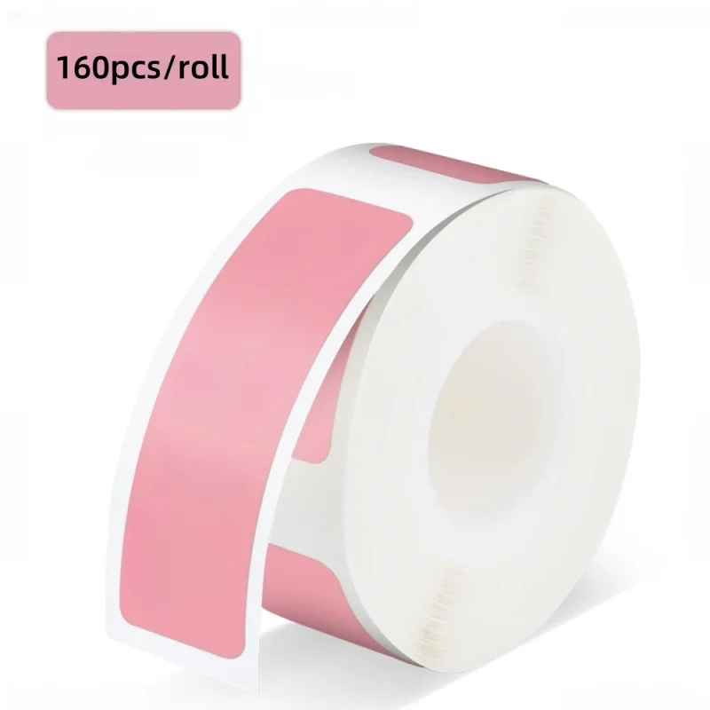 

160Pcs/Roll Waterproof Self Adhesive Label Stickers 12*40mm Colorful Printable Thermal Paper Tags