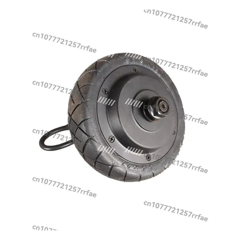 5.5 Inch Brushless High Speed Hub Motor with Solid Tire 200W 24V 36V for Electric Scooter Kids Ride-On Car Children's Vehicle