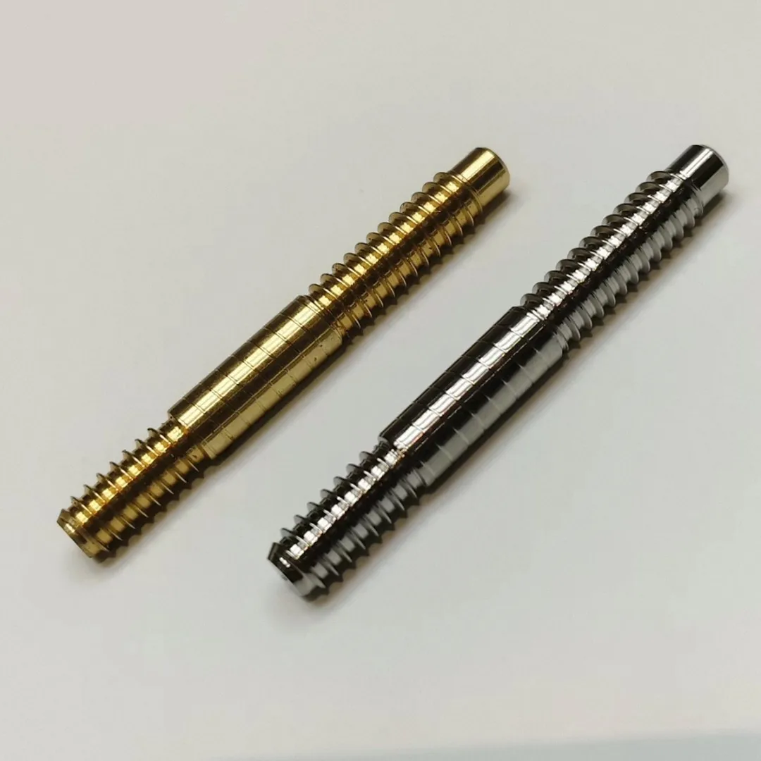 

SW 3/8-11 Pin Pool Cue Joint Brass&Titanium Length:82mm Billiards Making Accessories