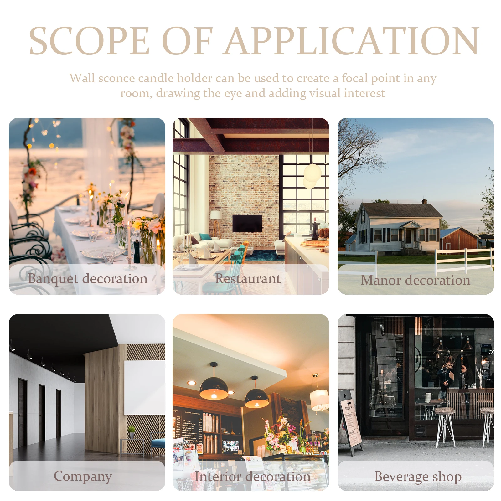 

Wall Sconces Metal Golden Wrought Iron Wall Decor Holder for Living Room Home Bar Vintage Mount Sconce