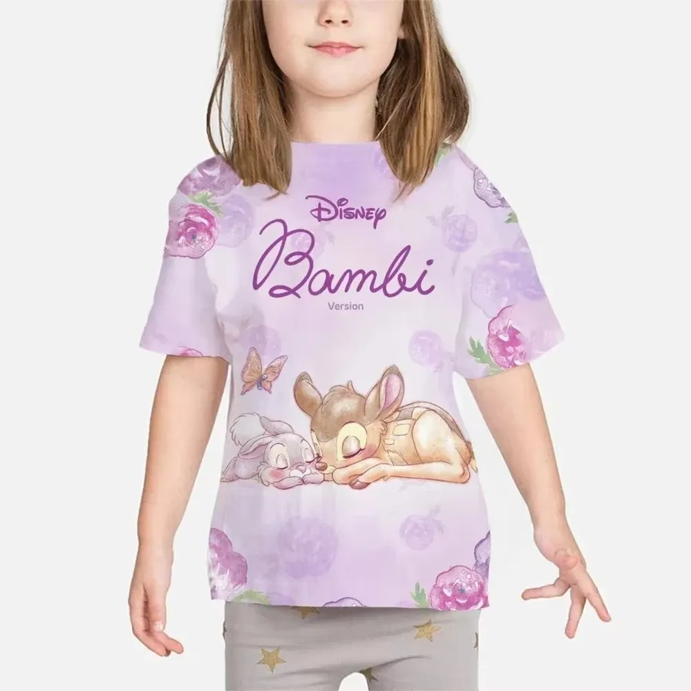 

Children's clothing Girl t-shirt Short Sleeve Cute 3D Squirrel Print Kids summer clothes casual Stylish round neck Girl clothes