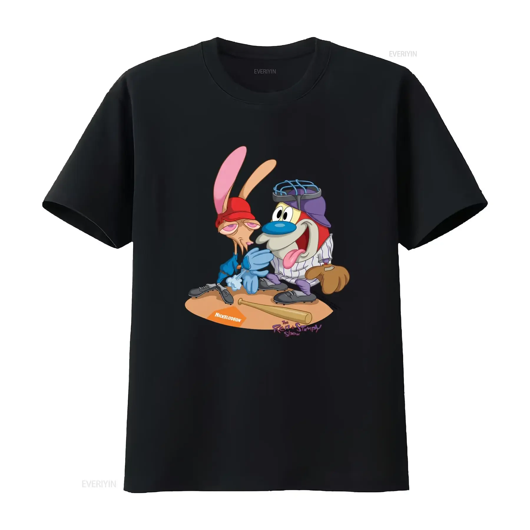 La Maglietta in Cotone Bianco The Ren And Stimpy Show Taglia S 343XL 2Hrc115 vintage Washed Top For Everyday Wear homme graphic