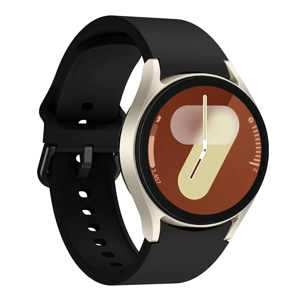 Ремешок силиконовый для Samsung Galaxy Watch 7 6 5 4 44 мм 40 мм/5 Pro 45 мм, оригинальный браслет для часов 6 Classic 47 мм 43 мм 46 мм 42 мм
