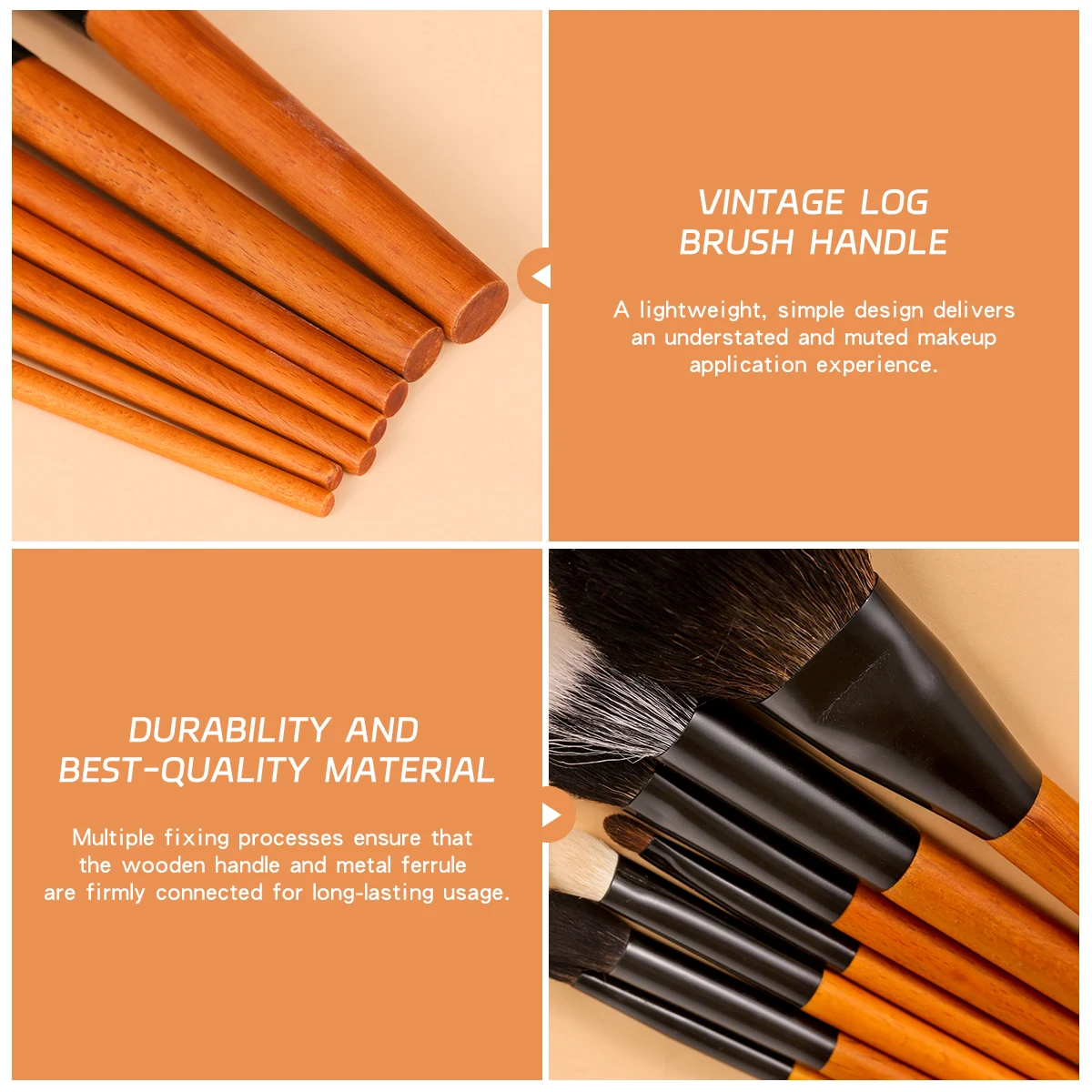 OVW Makeup Brushes Set Natural-Synthetic Foundation Blender Highlighter Makeup Brush Kits
