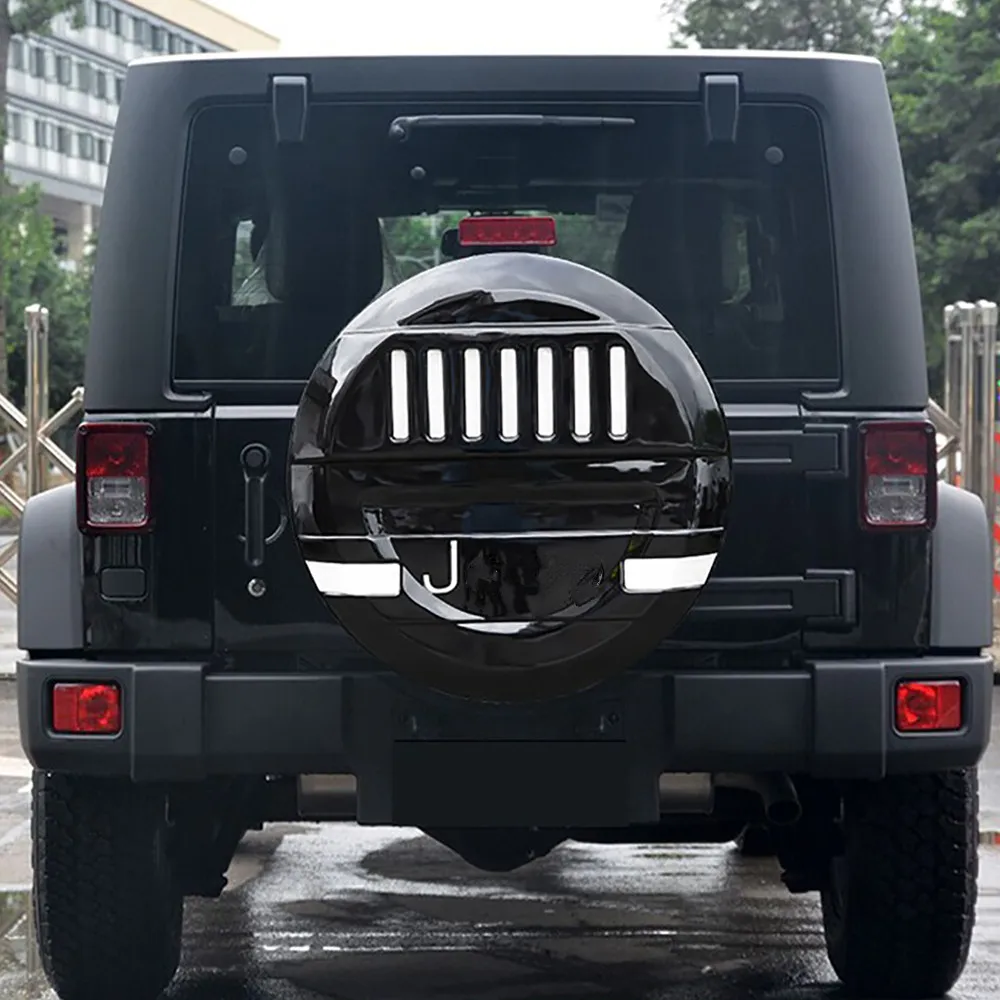 Car Spare Tire Cover Full Package Tailgate Tire Cover For Jeep Wrangler Sahara Robin JK JL 2007-2022 Car Modified Accessories