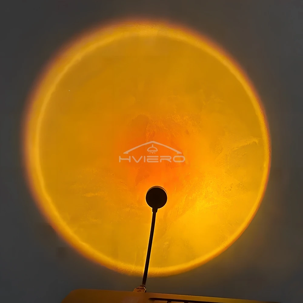 Usb Sunset Lamp Colorful Gradient Led Home Background Decoration Photography Mood Lights Flexible Decorative Atmosphere Lamps
