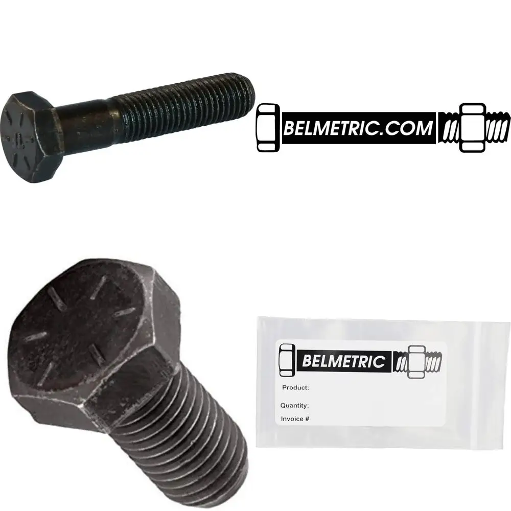 

Grade 8 Hex Cap Screws Plain Finish 9/16-12 x 2-1/4, 25 -Pieces, Coarse Thread Partially Threaded 1.375 inches of Thread by Newp