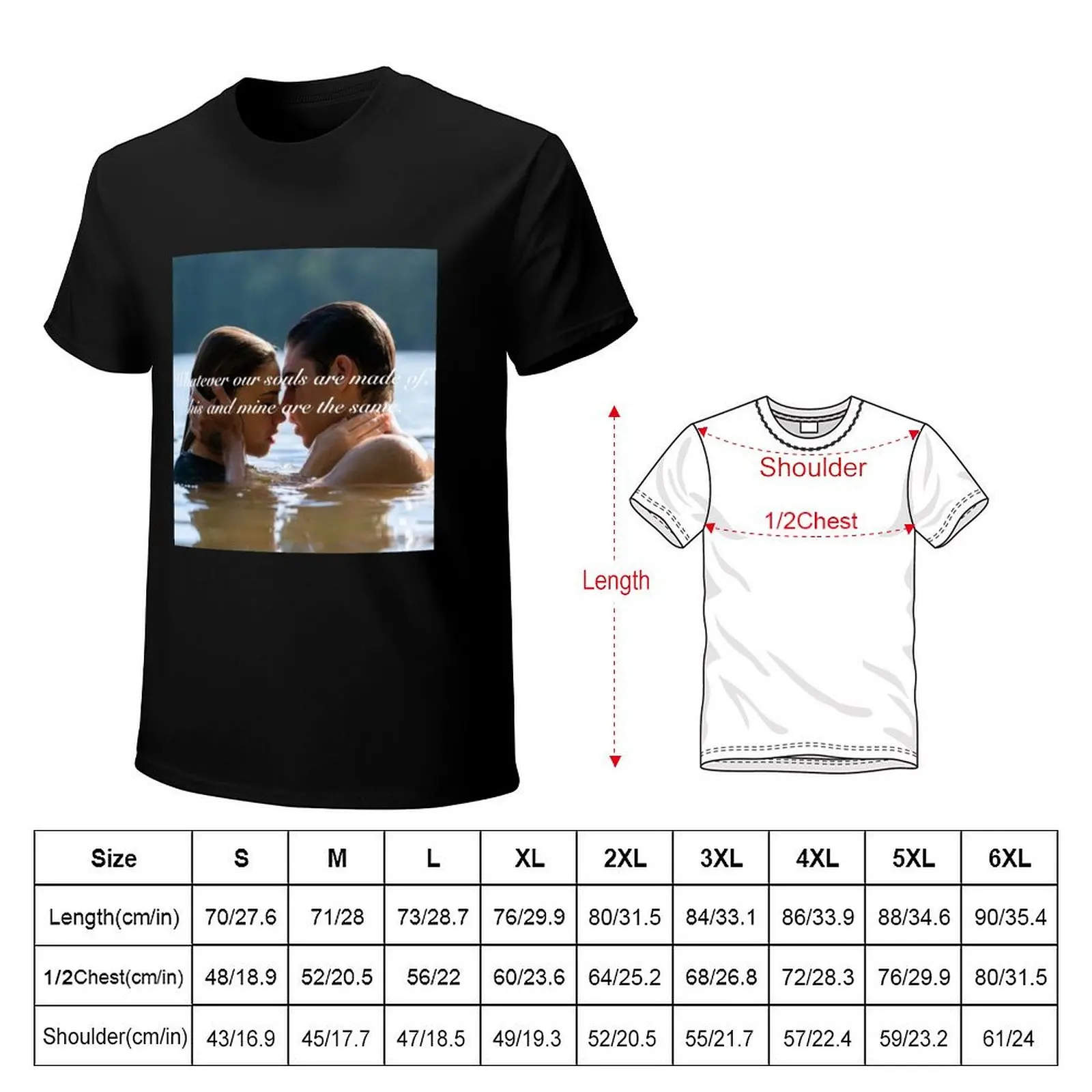 After Lake Scene T-Shirt Running Gym Short Sleeve Sports Tee