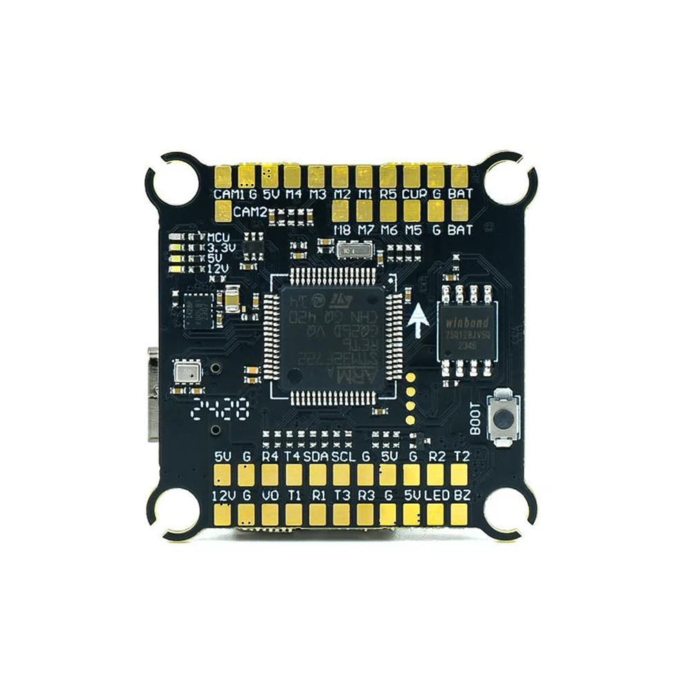 Axisflying ARGUS PRO ECO Stack F722 Flight Controller 100A 4-8S 8-bit / 32-bit ESC