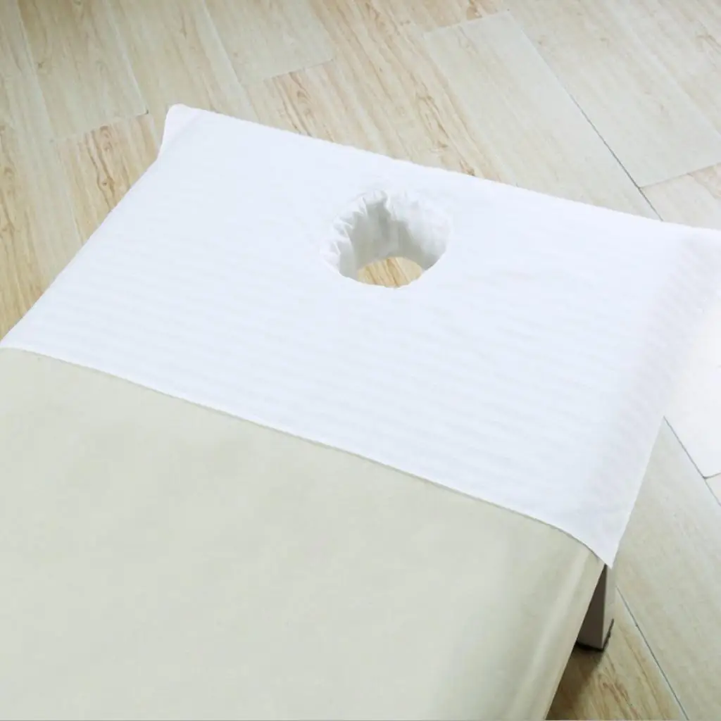 Bed Sheet Cover Cotton Soft Towelling Comfort Fitted Linen for Massage Table SPA and Beauty Bed