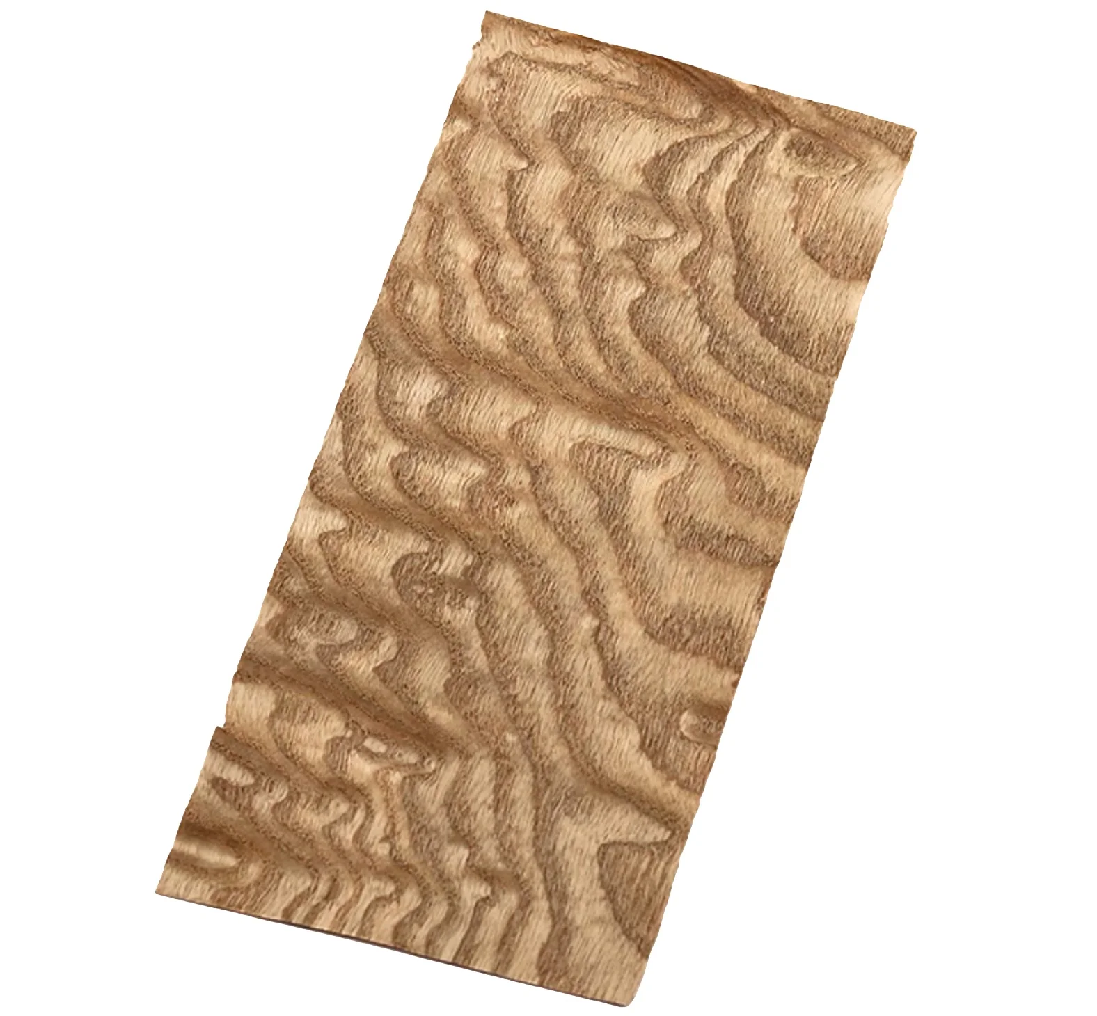 Handmade Exotic Wood Veneer for Guitar Head, Manchurian Ash Wood, Marquetry Sheets, 200x90x0.5mm, 10Pcs