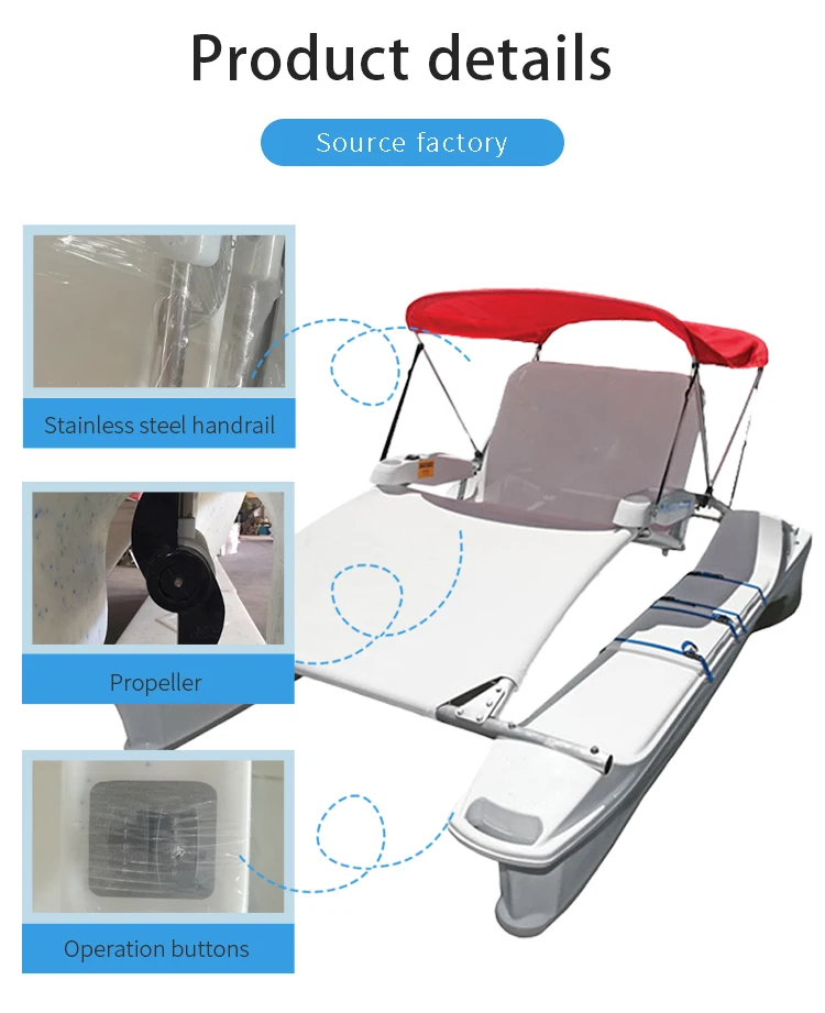 water entertainment sports equipment environmentally friendly electric catamaran. Boat