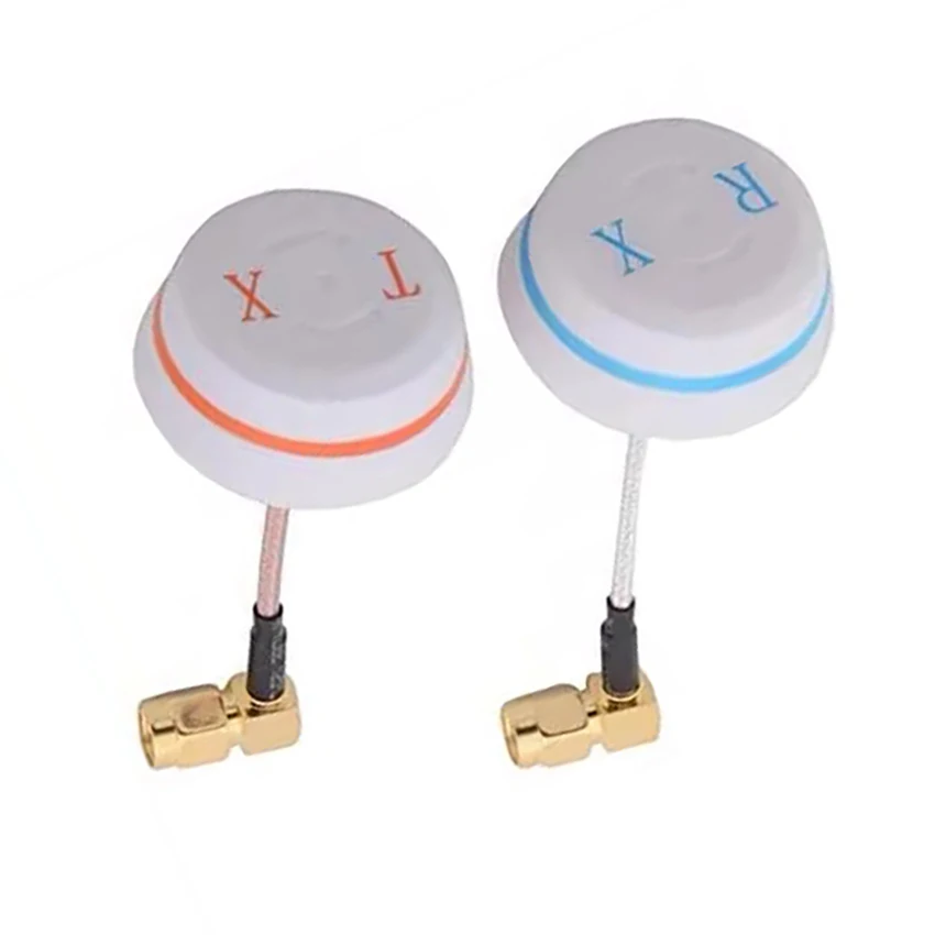 RP-SMA de antena FPV seta de alta ganancia para receptor RX RC, helicóptero, Dron, piezas de repuesto, 5,8G