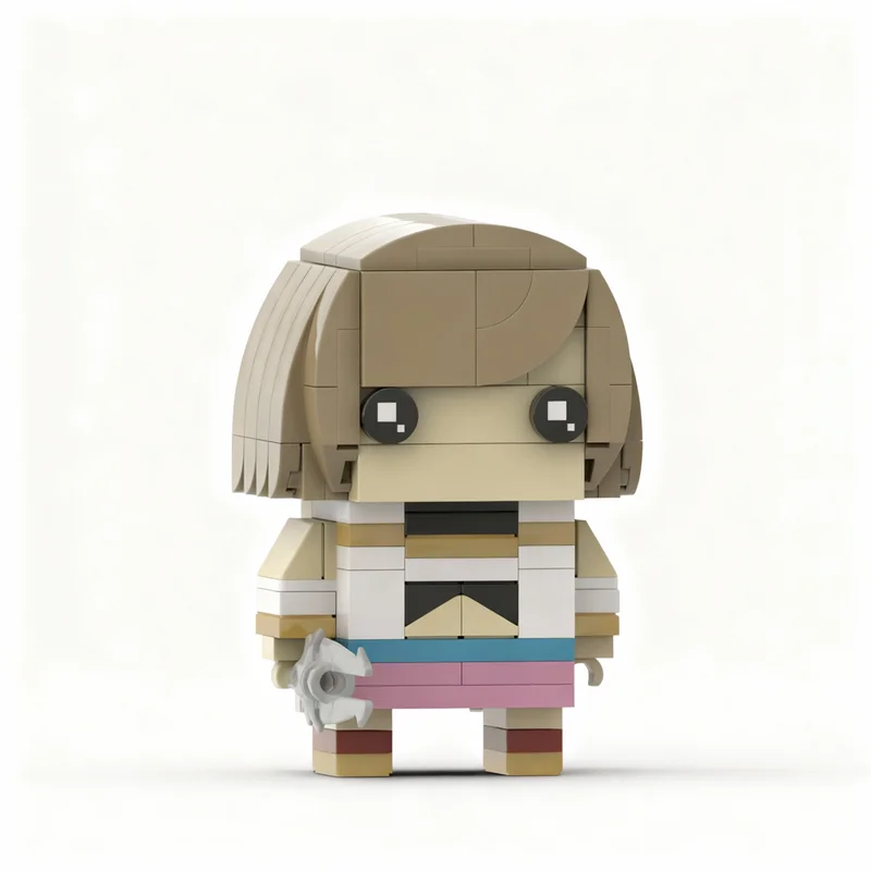 

161pcs MOC Ashelia B Nargnin Dalmasca Brickheadz Model Building Blocks Construction Toy Christmas Gifts DIY Creative Idea Brick
