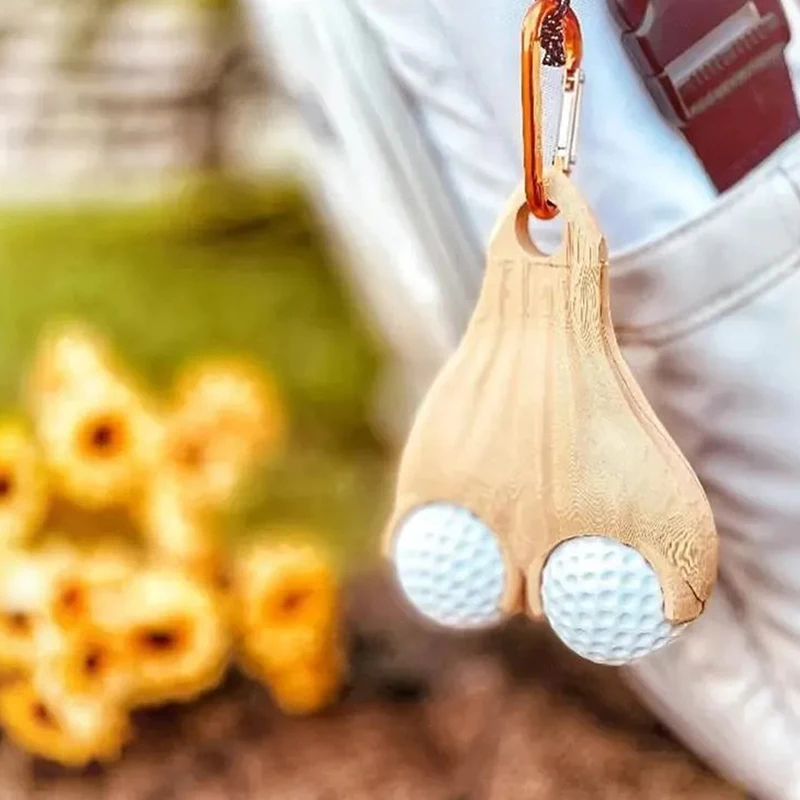 Golf Ball Sac Holder The Ultimate Gag Golfer Gift 3D Printed Realistic Golf Ball Holder Golf Ball Dispenser Easy Attachment