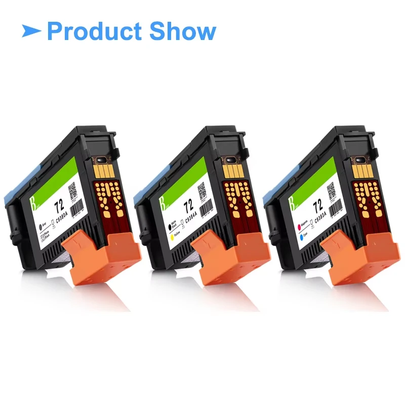 For HP 72 Printhead C9380A C9383A C9384A For HP Designjet T770 T790 T795 T610 T620  T1100 T1120 T1200 T1300 T2300 Printhead