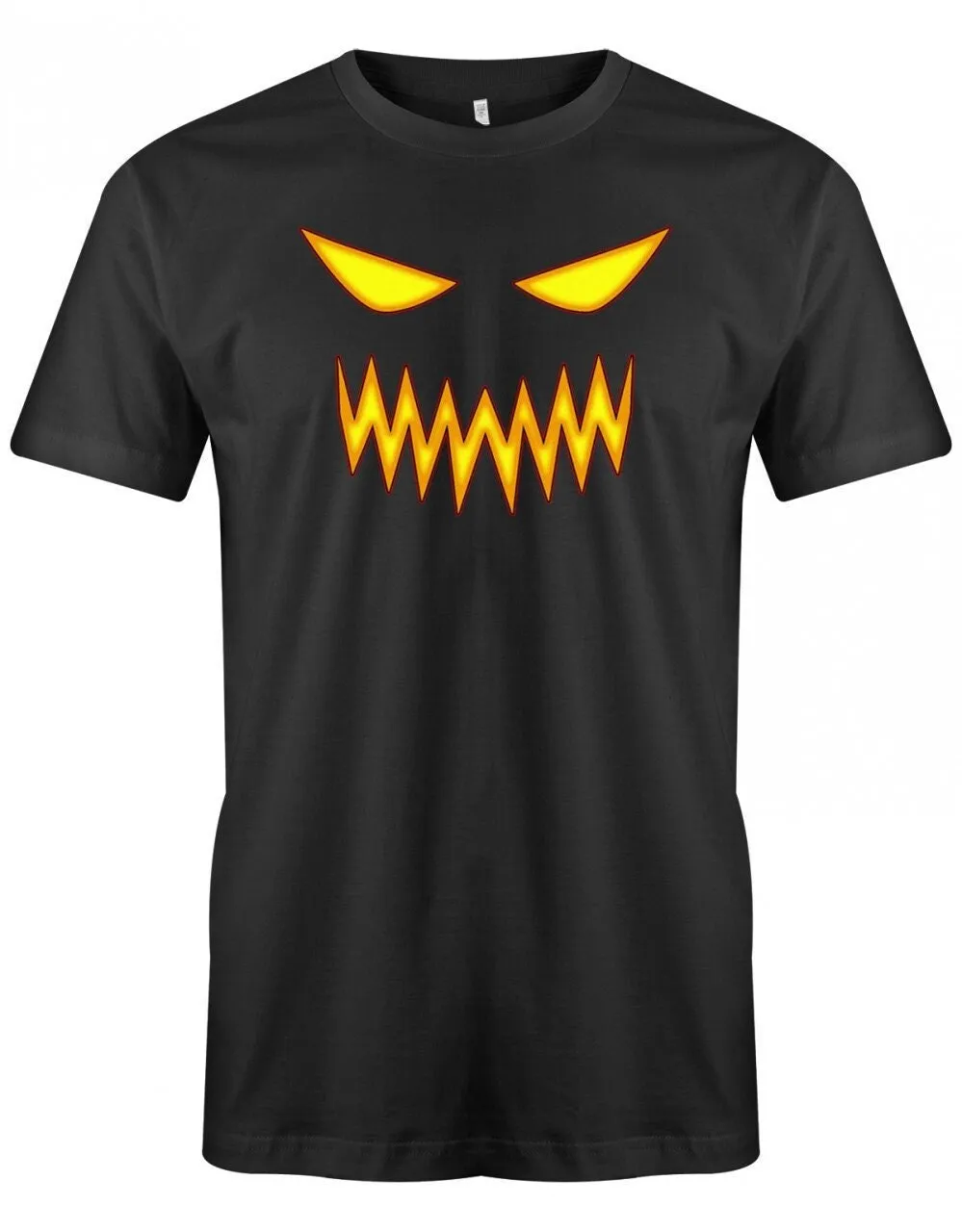 Halloween kürbis kopf gesicht kostüm herren t shirt