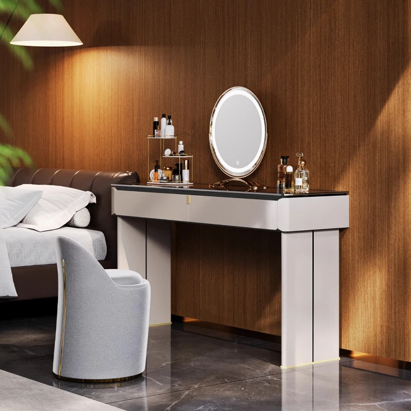 

Light luxury dresser simple bedroom makeup table Vanities Dressing table Makeup vanity dressers Toiletries Bedroom Furniture