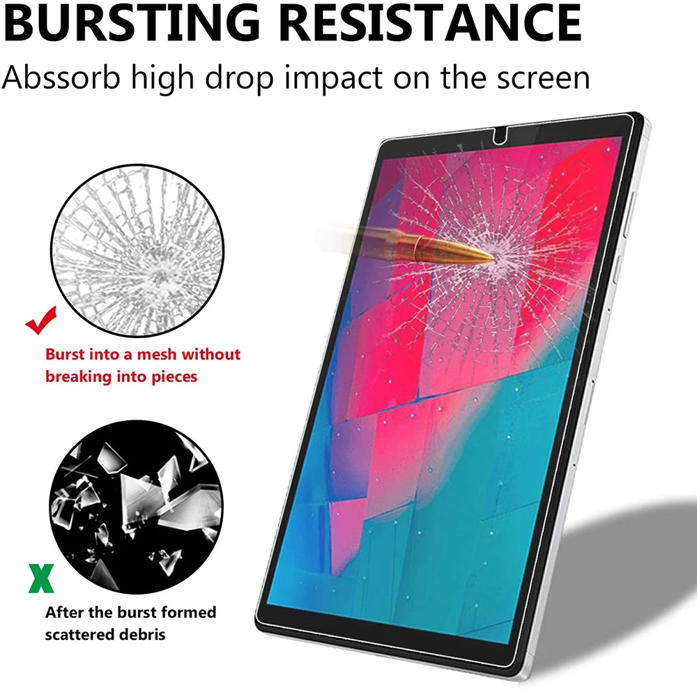 Tempered Glass Tablet Screen Protector For Lenovo Tab M10 2nd Gen 10.1 Inch TB-X306X X306F Anti Scratch HD Clear Protective Film