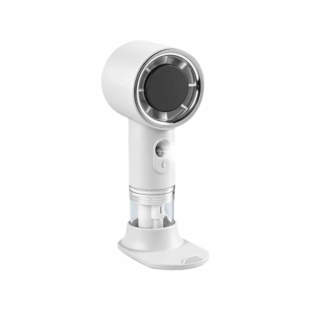 Rechargeable Misting Handheld Fan with Water Spray Portable Spray Cooling Fan 3 Speed High-Speed Small Water Spray Hand Fan