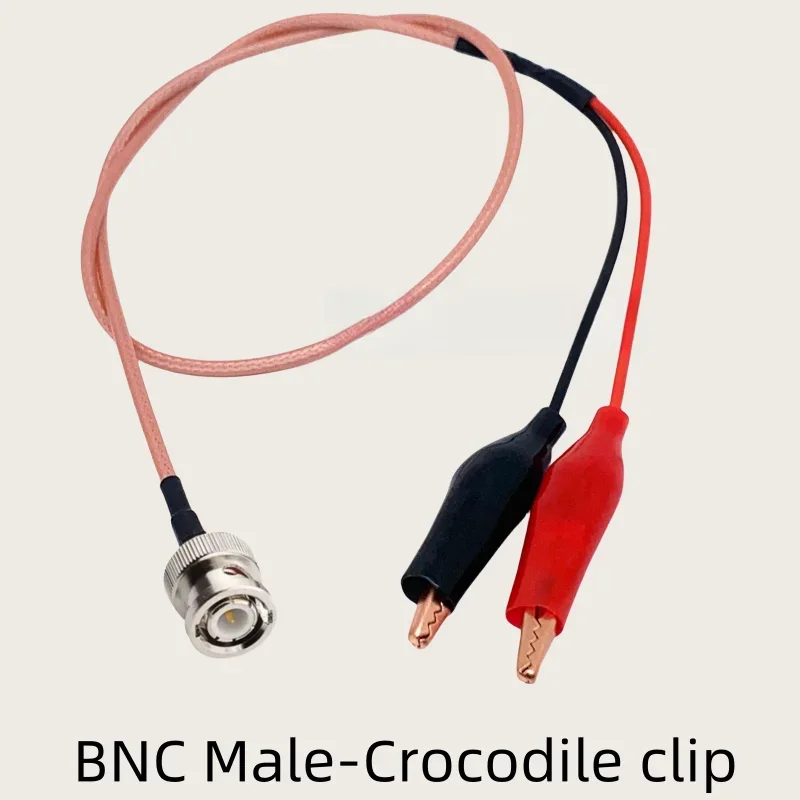 SMA/BNC Male Female to crocodile clamp test line signal source oscilloscope clamp line RG316 cable