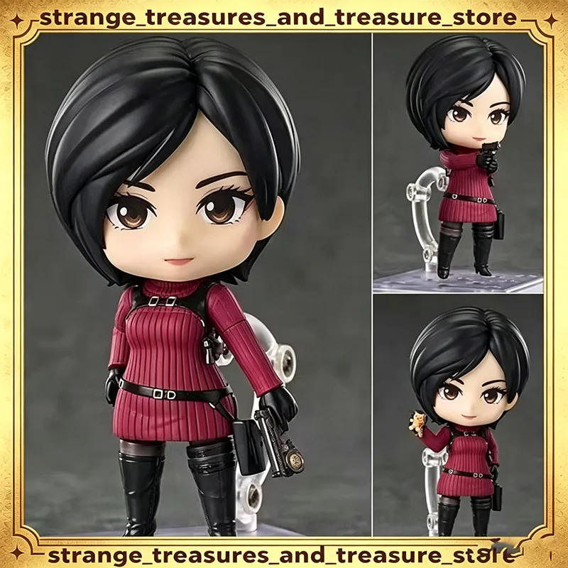 

New #2761 #2337 Ada Wong & Leon S. Kennedy Resident Evil Anime Figure Set Swappable Faces Movable Joints Action Figure For Gift