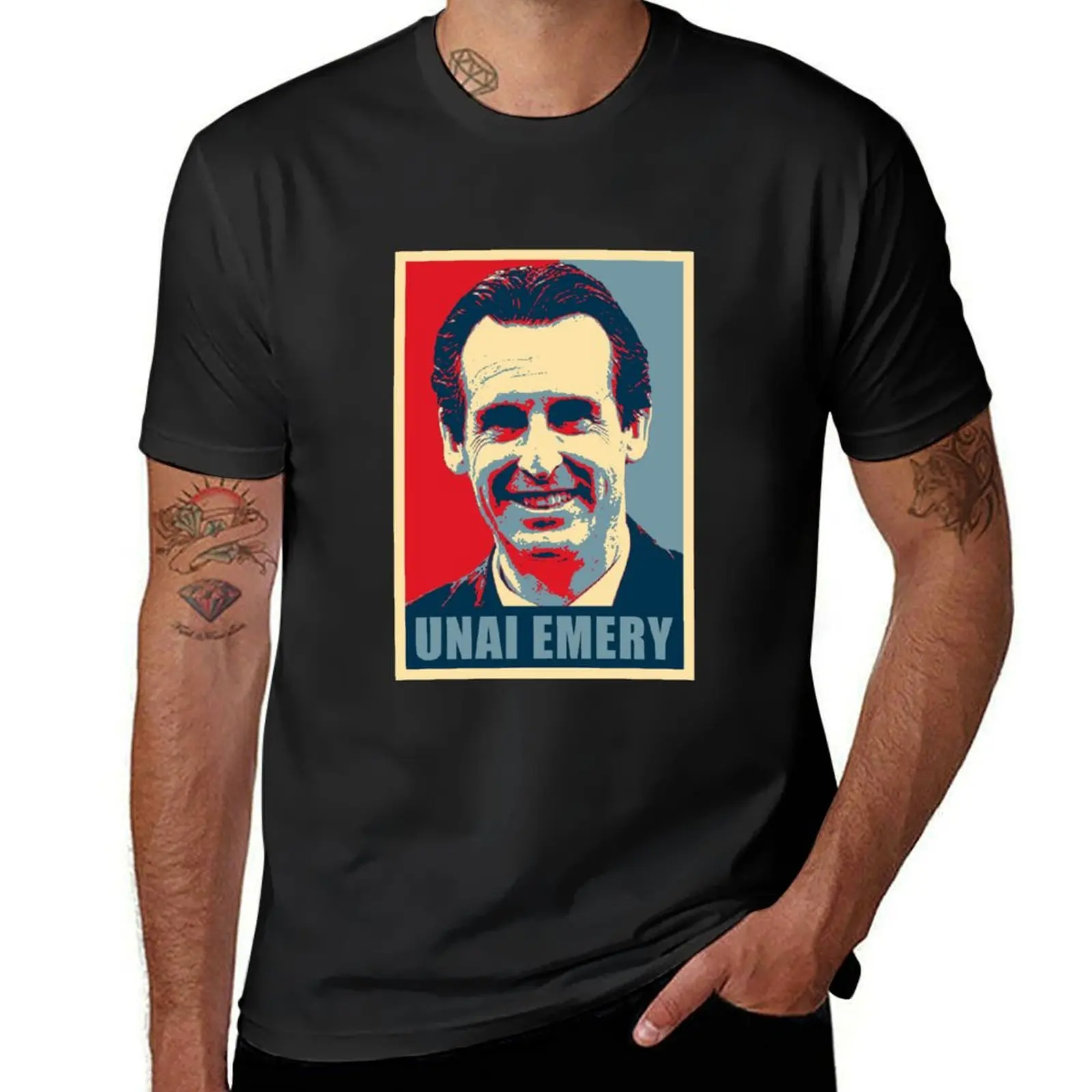 

Unai Emery Hope T-Shirt tops Blouse mens graphic t-shirts big and tall