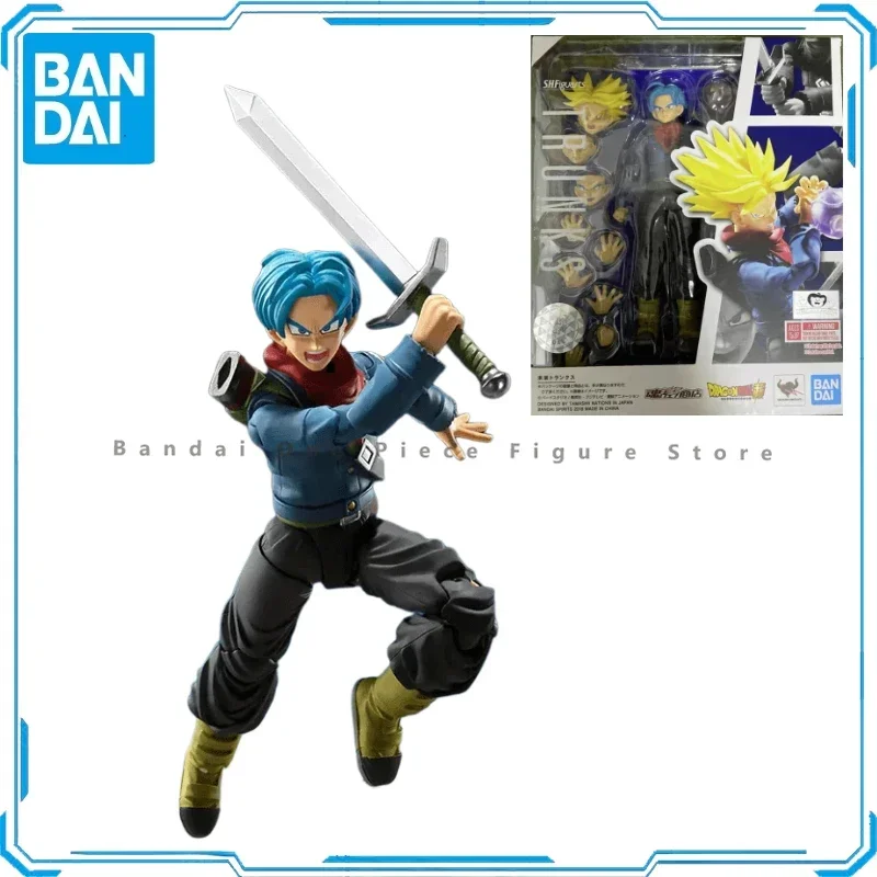 In Stock 100% Original BANDAI S.H.Figuarts SHF Future Trunks Dragon Ball Super Anime Action Collection Figures Model Toys