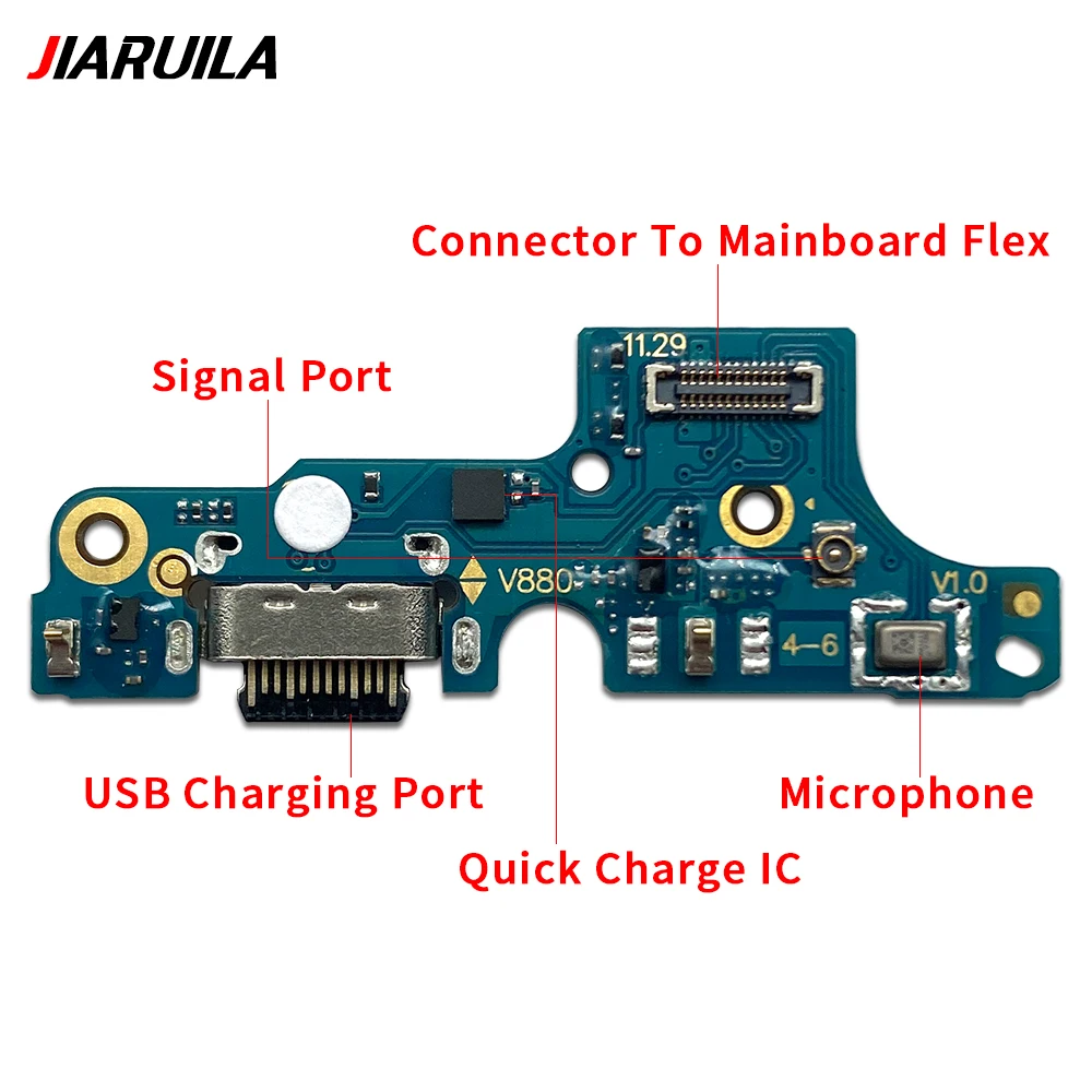 Ładowarka USB Złącze portu ładowania Elastyczny kabel do Infinix Hot 9 Play 10 Lite 10i 1120 Note 8 8i 12 30 5G