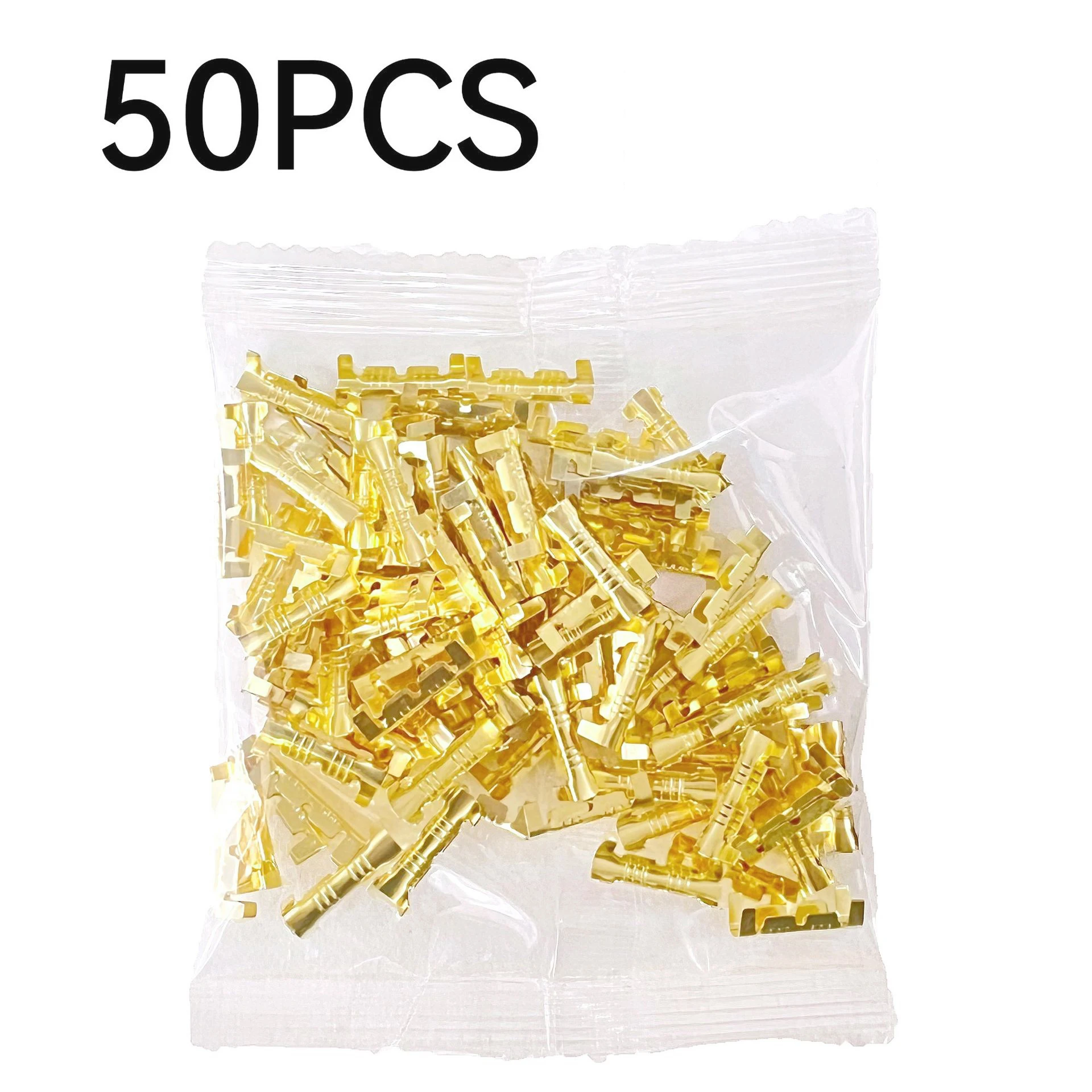 50Pcs Docking connector line pressing button quick connect terminal wiring steel