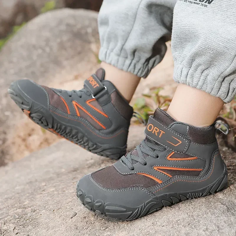 

Autumn children's high-quality 28-37 size casual sports shoes, non-slip and versatile outdoor hiking shoes for boys girls