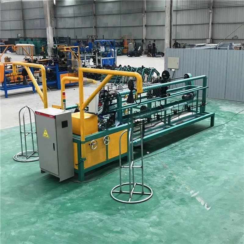 Automatic Double Wire Chain Link Fence Wire Netting Machine